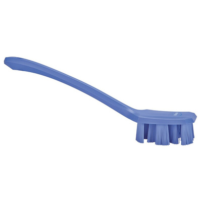Vikan Hard Bristle Purple Scrubbing Brush, 37mm bristle length, PET bristle material