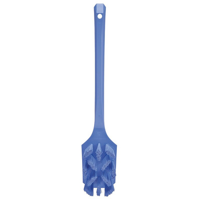 Vikan Hard Bristle Purple Scrubbing Brush, 37mm bristle length, PET bristle material