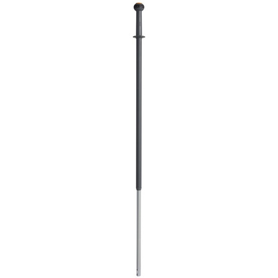 Vikan Grey Aluminium Telescopic Mop Handle, 1.235m, for use with Vikan mop frames