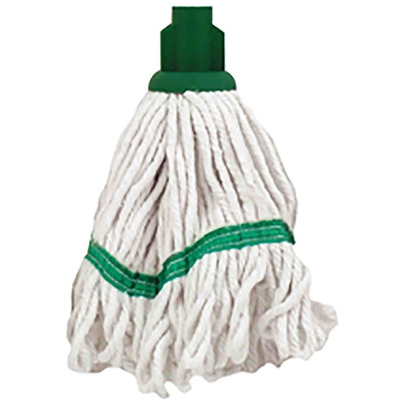 RS PRO Green Yarn Mop Head for use with RS PRO Aluminium Handle