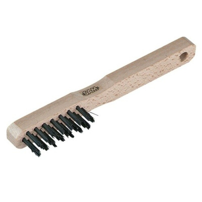 SAM Wood Steel Wire Brush, For Cleaning Metallic Surfaces