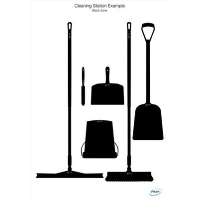 Vikan 1104 Shadow Boards Kit, Blue