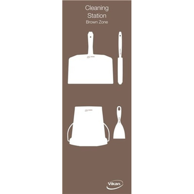 Vikan 2103 Shadow Boards Kit, White