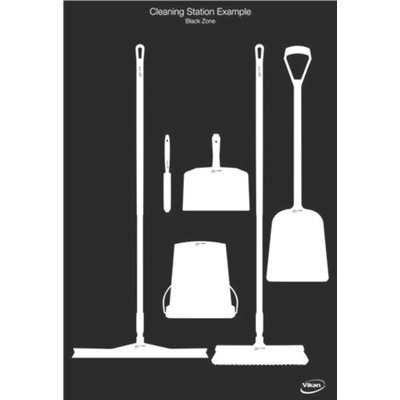 Vikan 2104 Shadow Boards Kit, White