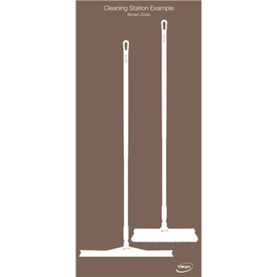 Vikan 2110 Shadow Boards Kit, White