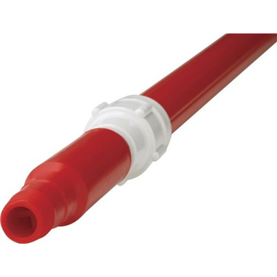 Vikan White Anodised Aluminium, Polypropylene Telescopic Handle, 1.6m, for use with Vikan Squeegee