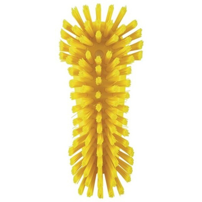 Vikan Hard Bristle White Hand Brush, 150mm bristle length, Polyester bristle material