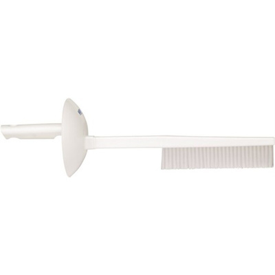 Vikan Hard Bristle Orange Scrubbing Brush, 420mm bristle length, Polyester, Polypropylene, Stainless Steel bristle