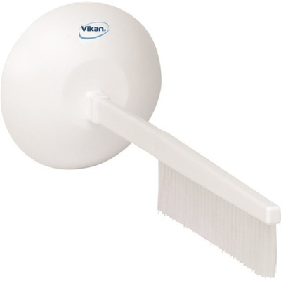 Vikan Hard Bristle Orange Scrubbing Brush, 420mm bristle length, Polyester, Polypropylene, Stainless Steel bristle