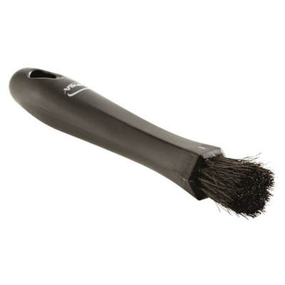 Vikan Soft Bristle Black, Red Hand Brush, 40mm bristle length, Polyester bristle material