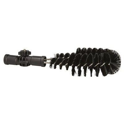 Vikan Hard Bristle Black Toilet Brush, Polyester, Polypropylene, Stainless Steel bristle material