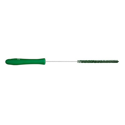 Vikan Medium Bristle Green Hand Brush, 3.5mm bristle length, Polyester, Polypropylene, Stainless Steel bristle material