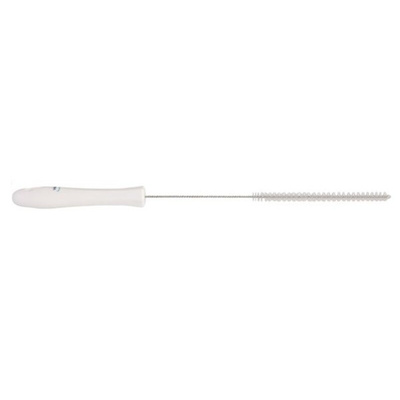 Vikan Medium Bristle White Hand Brush, 3.5mm bristle length, Polyester, Polypropylene, Stainless Steel bristle material