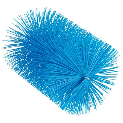 Vikan Medium Bristle Blue Scrub Brush, 56mm bristle length, Polyester, Polypropylene, Stainless Steel bristle material