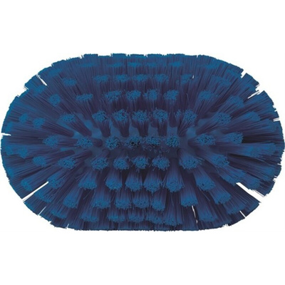 Vikan Medium Bristle Blue Scrub Brush, 40mm bristle length, Polyester, Polypropylene, Stainless Steel bristle material