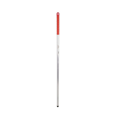 Robert Scott Red Aluminium Handle, 1.37m, for use with Mops, Squeegees, Washable Brushware
