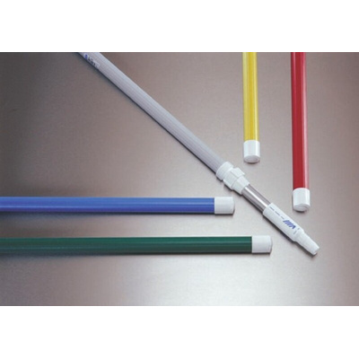 Vikan Red Aluminium Telescopic Brush Handle, 1.575m, for use with Vikan Brush, Vikan Squeegee