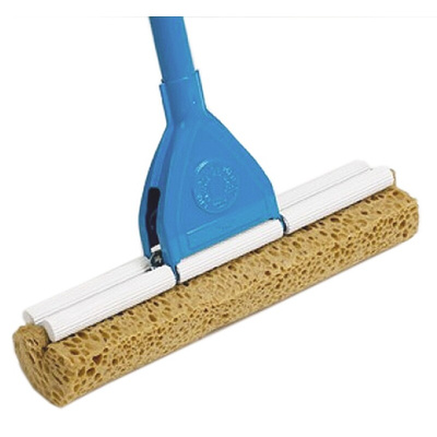 RS PRO 40cm Blue Mop and Handle for use with M01 Polyester Mop Cover