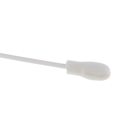 RS PRO Foam Cotton Bud & Swab, Plastic Handle, For use with Computers, Length 150mm, Pack of 25