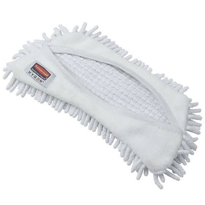 Rubbermaid Commercial Products White Microfibre Mop Cover for use with Rubbermaid HYGEN™ Quick-Connect handles
