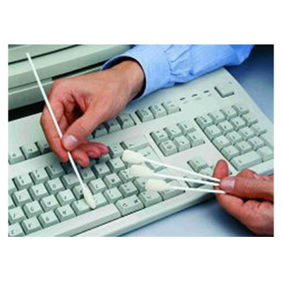 Jelt Foam Cotton Bud & Swab, Plastic Handle, For use with Cleaning, Length 150mm, Pack of 50