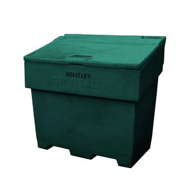 RS PRO 350L Green Flip Polyethylene Grit Bin