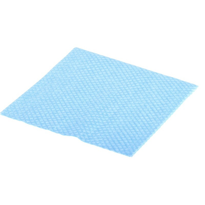 RS PRO Blue Cloths for Light Duty Cleaning, Box of 50, 42 x 38cm, Repeat Use