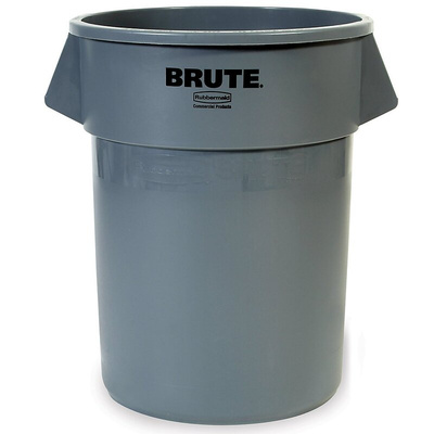 Rubbermaid Commercial Products 75L Grey Polyethylene Waste Bin