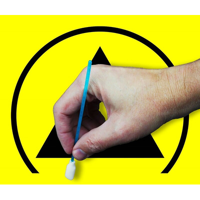 Chemtronics Foam ESD Swab, PP Handle, For use with Cleaning, Length 81mm, Pack of 500