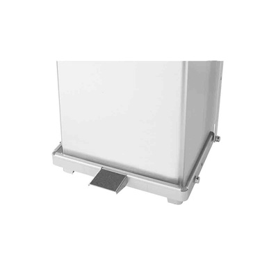 Rubbermaid Commercial Products Defenders® 95L Pedal Galvanised Steel Waste Bin