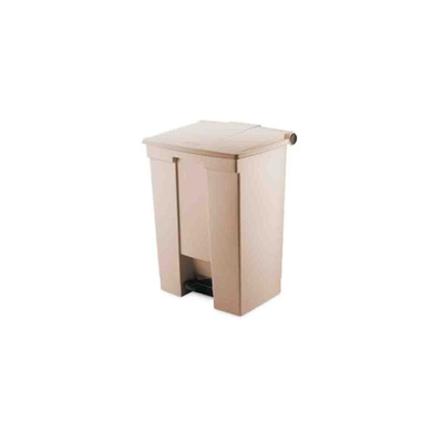 Rubbermaid Commercial Products Legacy Step-On 68L Beige Pedal Plastic Waste Bin