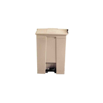 Rubbermaid Commercial Products Legacy Step-On 68L Beige Pedal Plastic Waste Bin