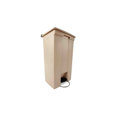 Rubbermaid Commercial Products Legacy Step-On 87L Beige Pedal Plastic Waste Bin