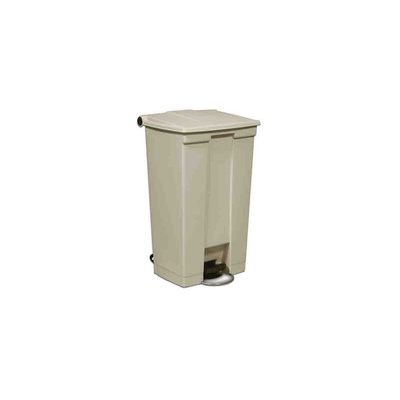 Rubbermaid Commercial Products Legacy Step-On 87L Beige Pedal Plastic Waste Bin