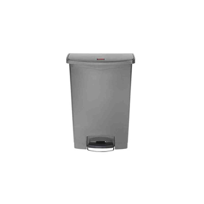 Rubbermaid Commercial Products Slim Jim 90L Grey Pedal Waste Bin