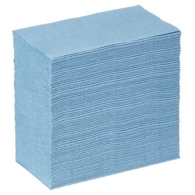 Kimberly Clark WypAll Blue Cloths for General Cleaning, Dry Use, Box of 80, 426 x 212mm, Repeat Use