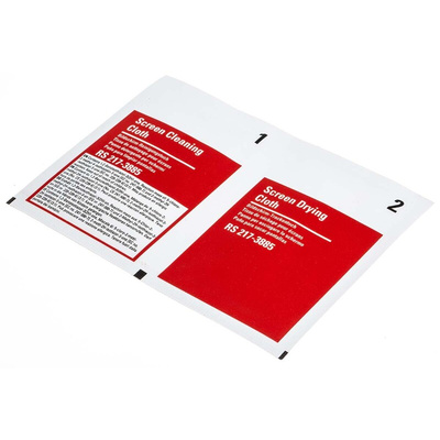 RS PRO Wet Screen Wipes, Box of 20