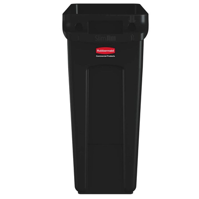 Rubbermaid Commercial Products Rubbermaid 60L Black PE Waste Bin