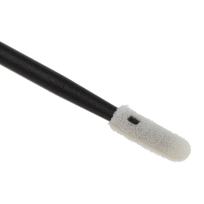 Chemtronics Foam Cotton Bud, PP Handle, For use with Precision Cleaning, Length 73mm, Pack of 50