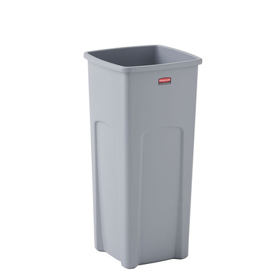 Rubbermaid Commercial Products Rubbermaid Commercial Products Untouchable 23gal Grey Polypropylene Waste Bin