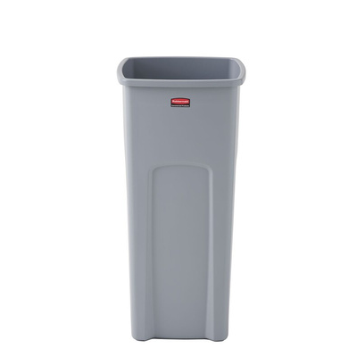 Rubbermaid Commercial Products Rubbermaid Commercial Products Untouchable 23gal Grey Polypropylene Waste Bin