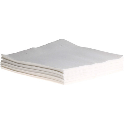 RS PRO White Cloths for General Cleaning, Dry Use, Bag of 100, 230 x 230mm, Single Use