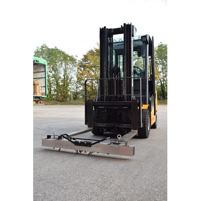 Eclipse 1200mm White Stainless Steel Sweeper for use with Car Parks, Factories, Lorry Depots