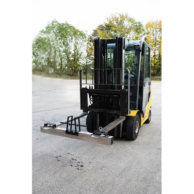 Eclipse 1200mm White Stainless Steel Sweeper for use with Car Parks, Factories, Lorry Depots