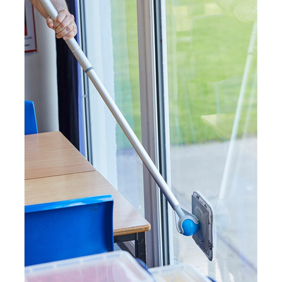 Robert Scott 96 → 162cm Blue, White 20% Polyamide, 80% Polyester Mop and Handle for use with Handle