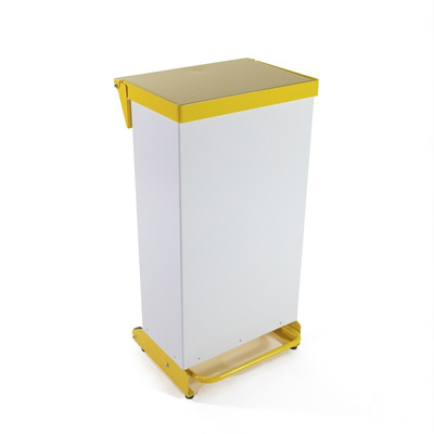 Robert Scott 65lt Fire Retardant Fully Enclosed Pedal Bin 65L Black, Blue, Green, Orange, Red, White, Yellow Pedal