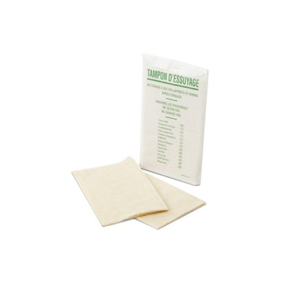 PREMINES White Cotton Cloths for General Cleaning, Dry Use, Box of 10, 650 x 750mm
