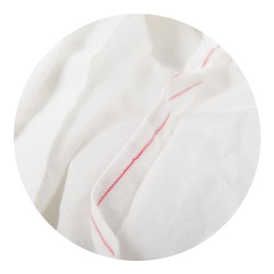 Davis & Moore White Cotton Wipes for General Purpose, Dry Use, Bag, Repeat Use