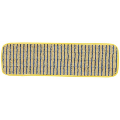 Rubbermaid Commercial Products 40cm Blue, Yellow Microfibre Mop Head for use with Hygen Frame & Handle