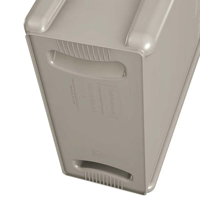 Rubbermaid Commercial Products Slim Jim 87L Grey PE Waste Bin
